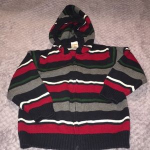 Gymboree- Toddler Boys Zip Up Sweater- 3T